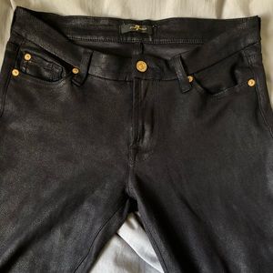 7 for all mankind suede like leggings/pants